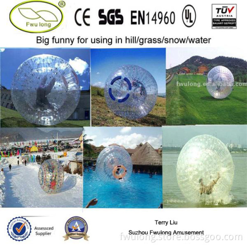 Fwulong Inflatable Body Zorbing Ball for Sale